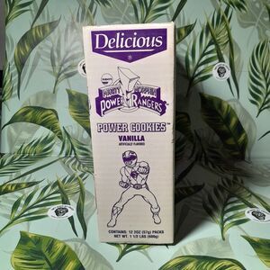 Delicious Brand Mighty Moprhin Power Rangers Vanilla Cookies